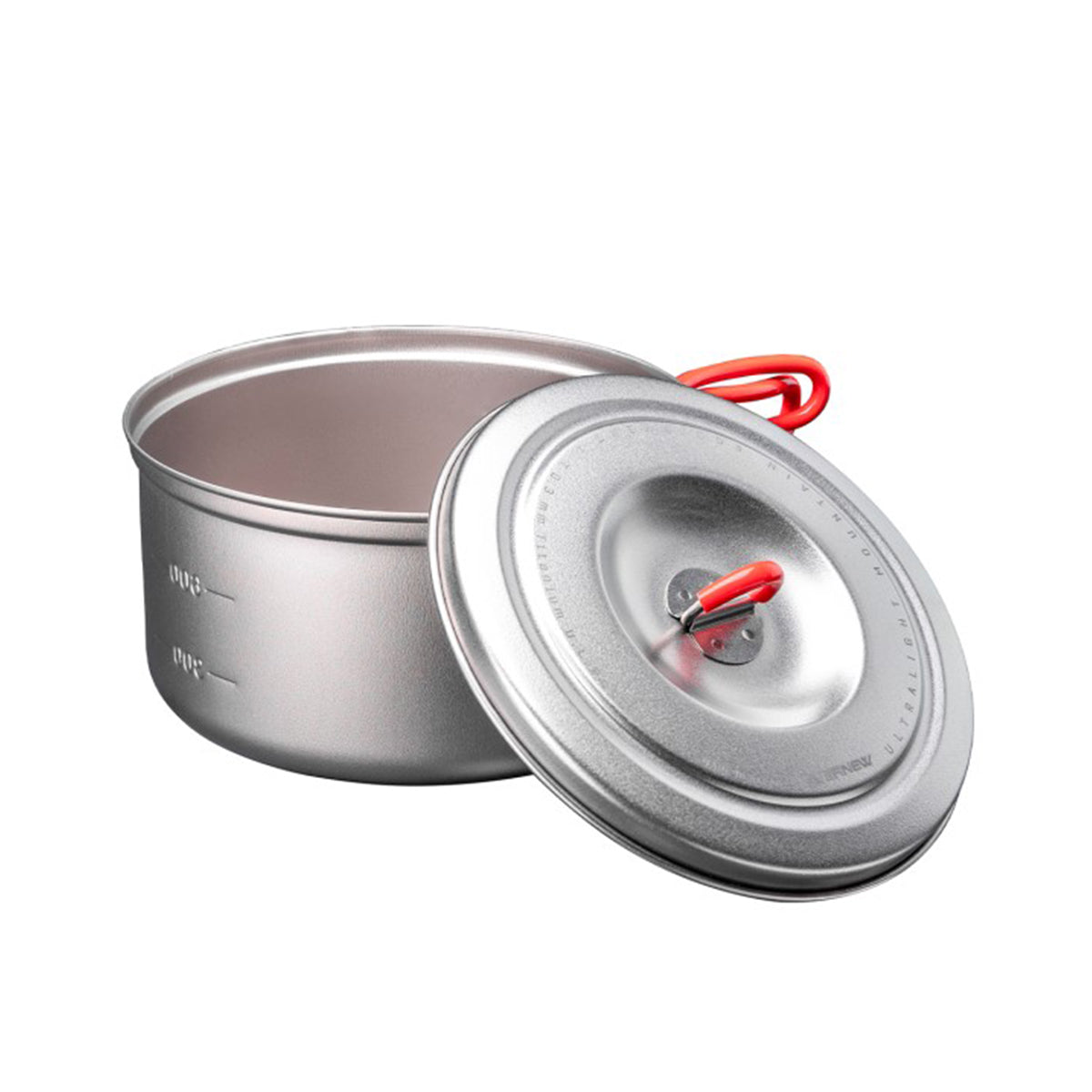 チタン製広面積の平型クッカー Ti U.L. Pot 900