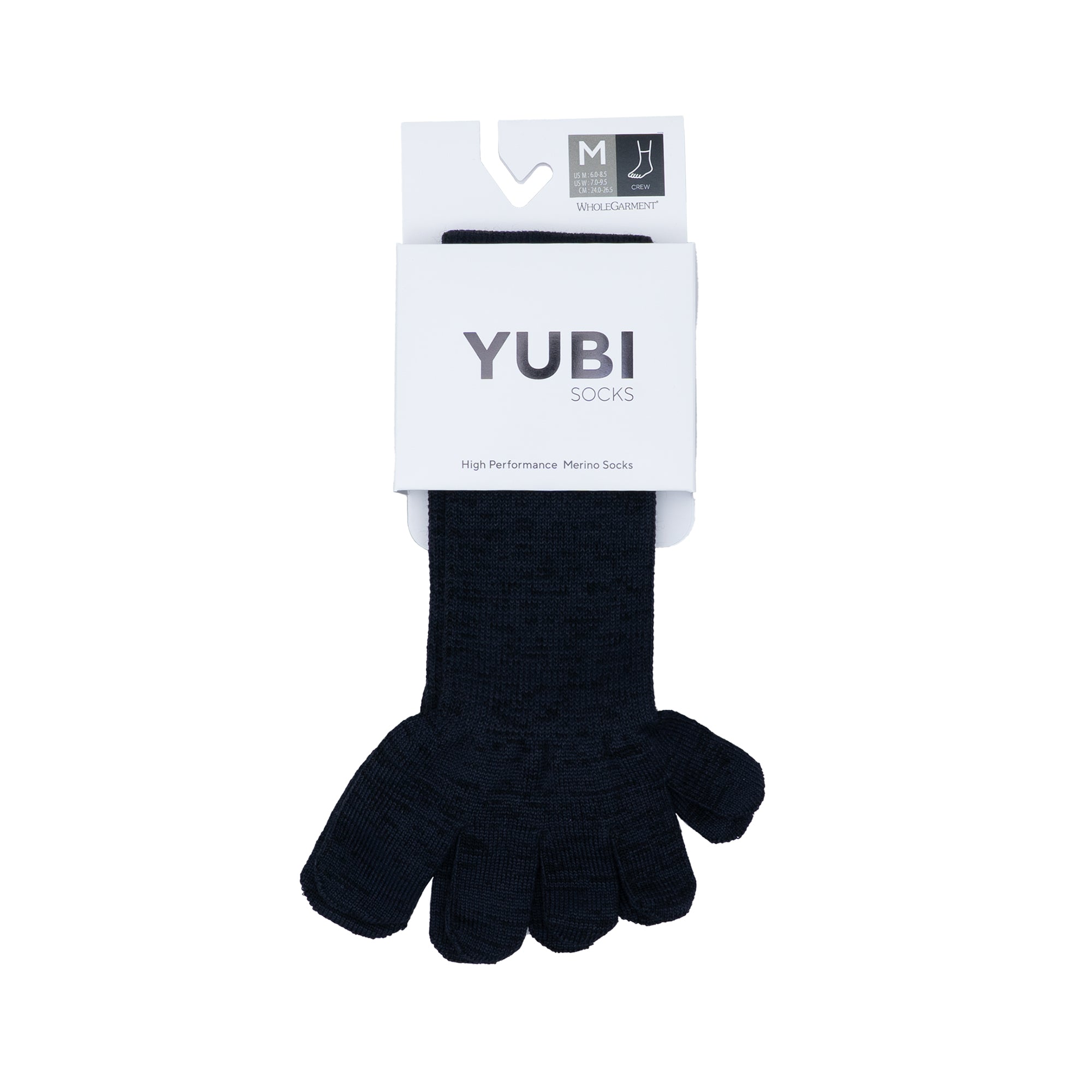 Toe Socks Crew Axio Wool