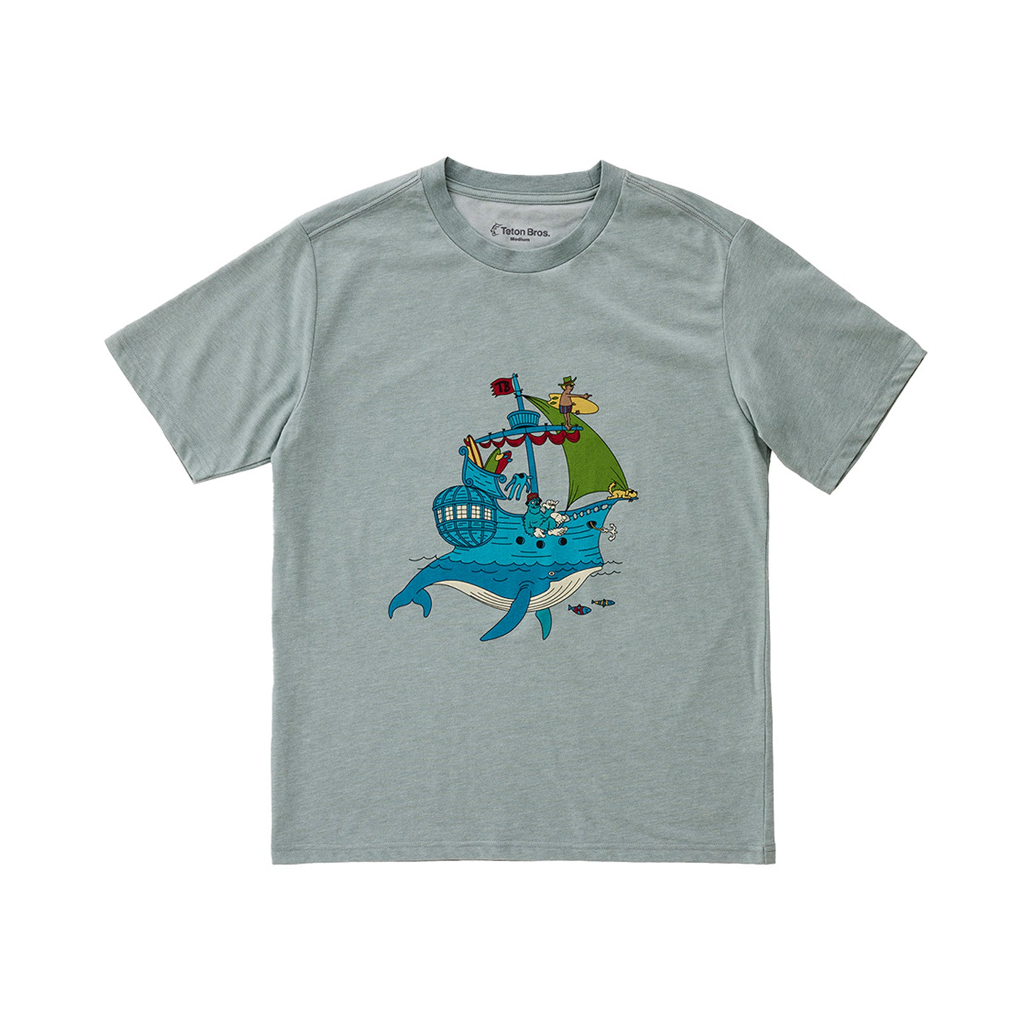 Whale Ship Tee Men's