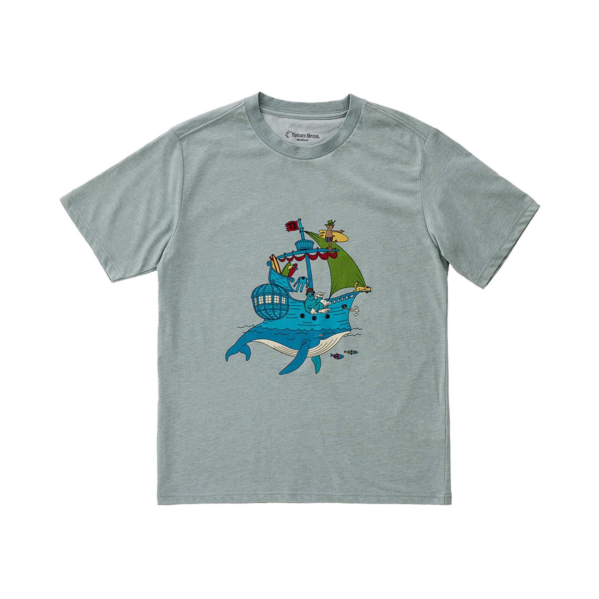 (L・XL・XXLサイズ)Whale Ship Tee Women's