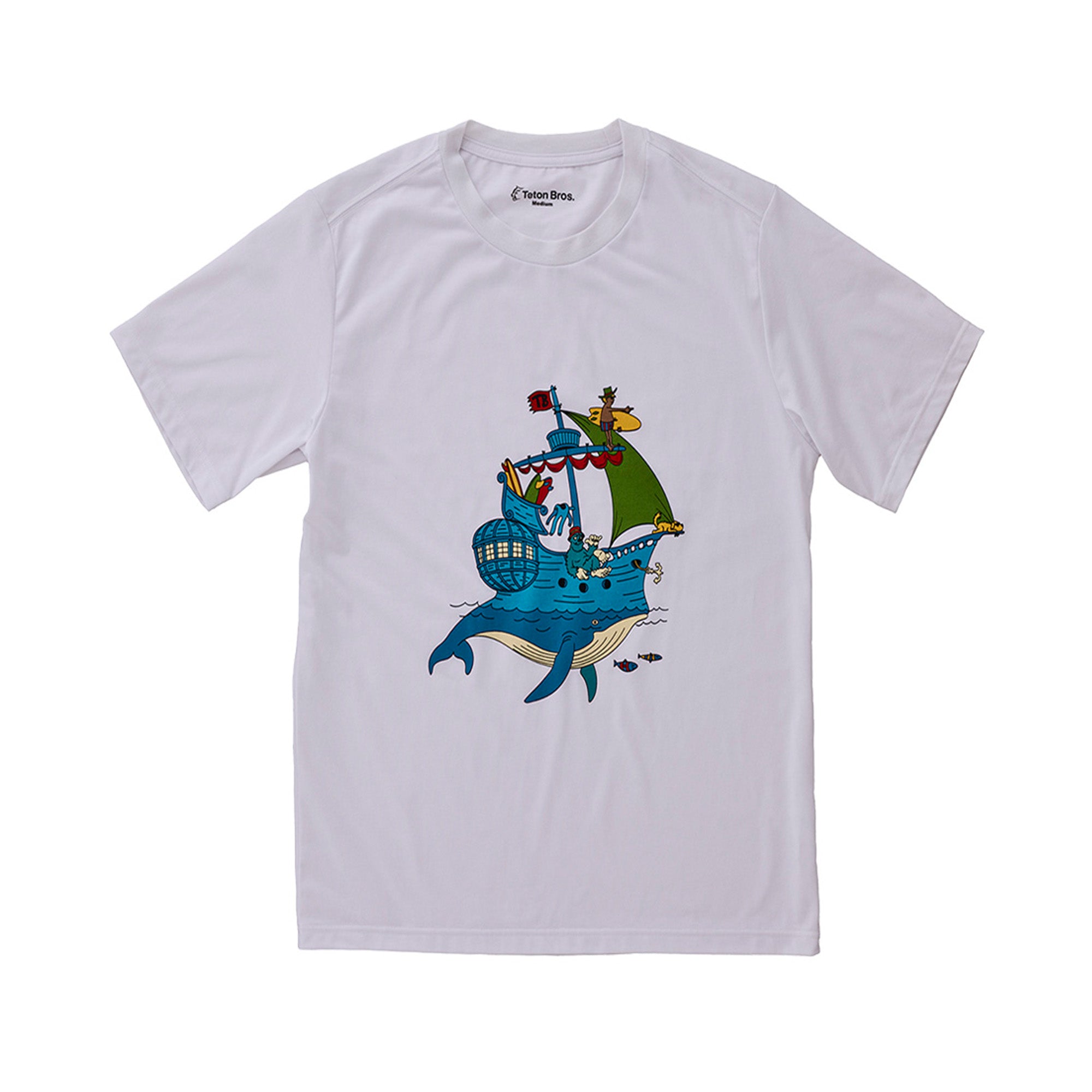 (L・XL・XXLサイズ)Whale Ship Tee Women's
