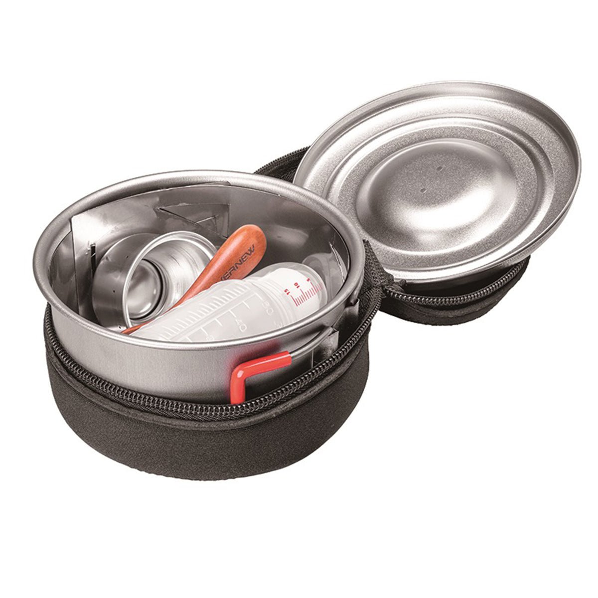燃料用アルコール小分け容器 アルコールボトル 60ml ALC.Bottle w/Cup [EVERNEW エバニュー] - STRIDE LAB ONLINE STORE（ストライド ラボ）