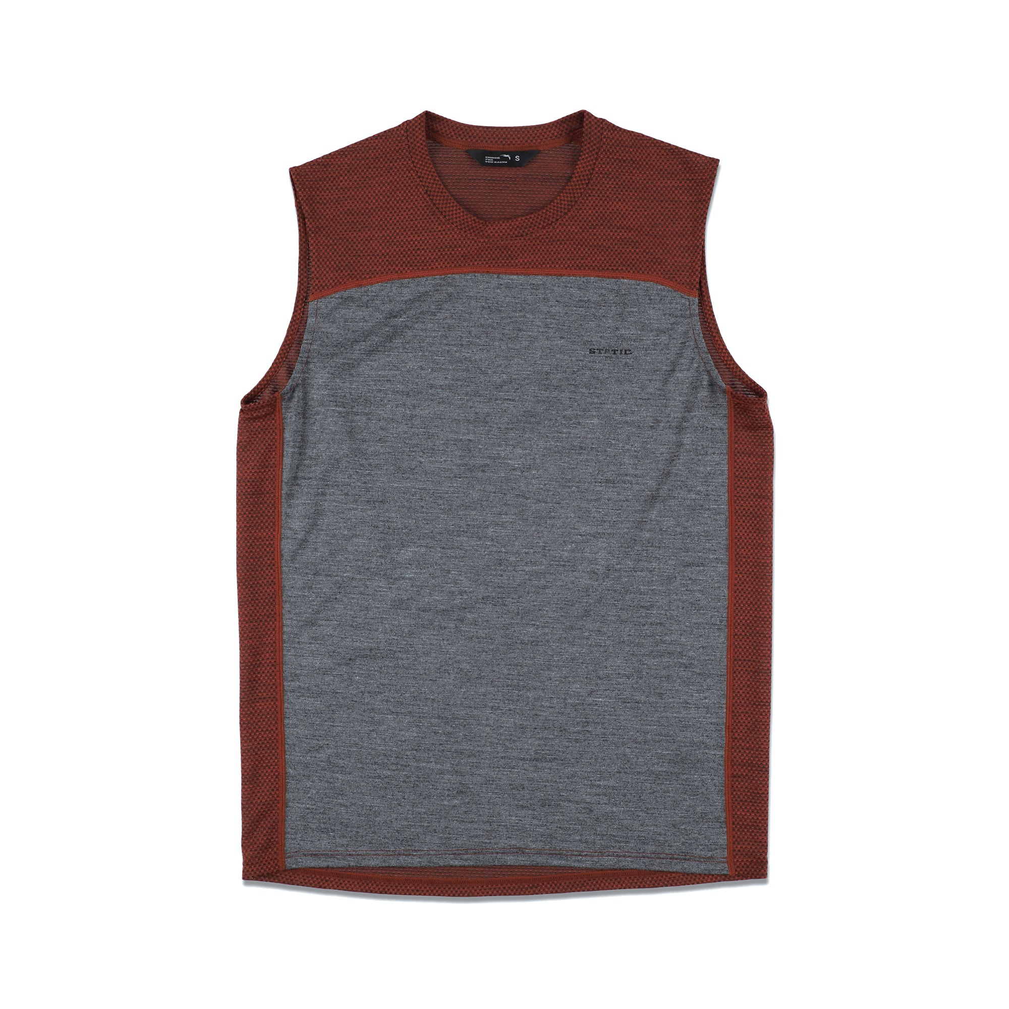 Chord Wool Sleeveless Shirt