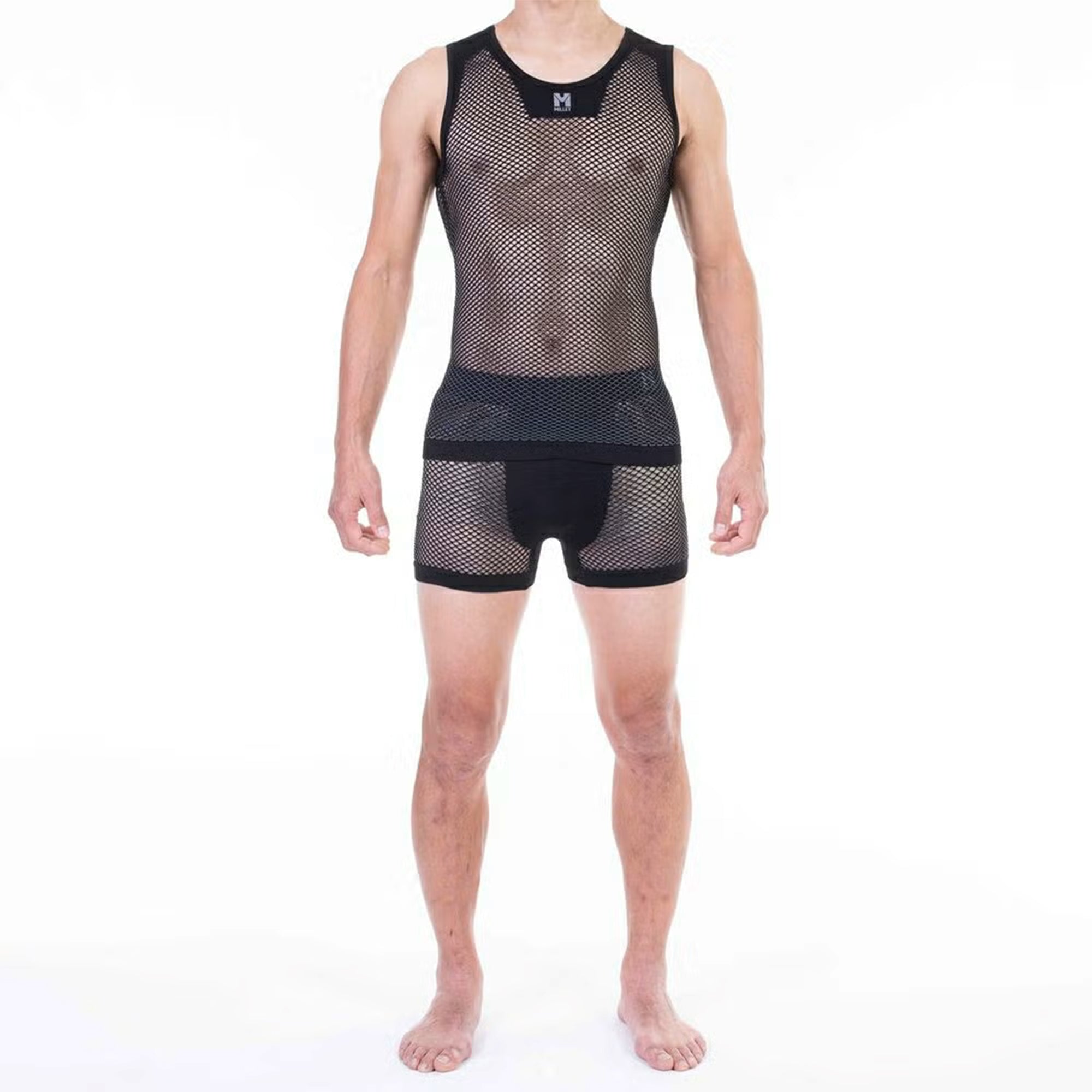Drynamic Mesh Non Sleeve Crew Men's ※返品交換不可商品