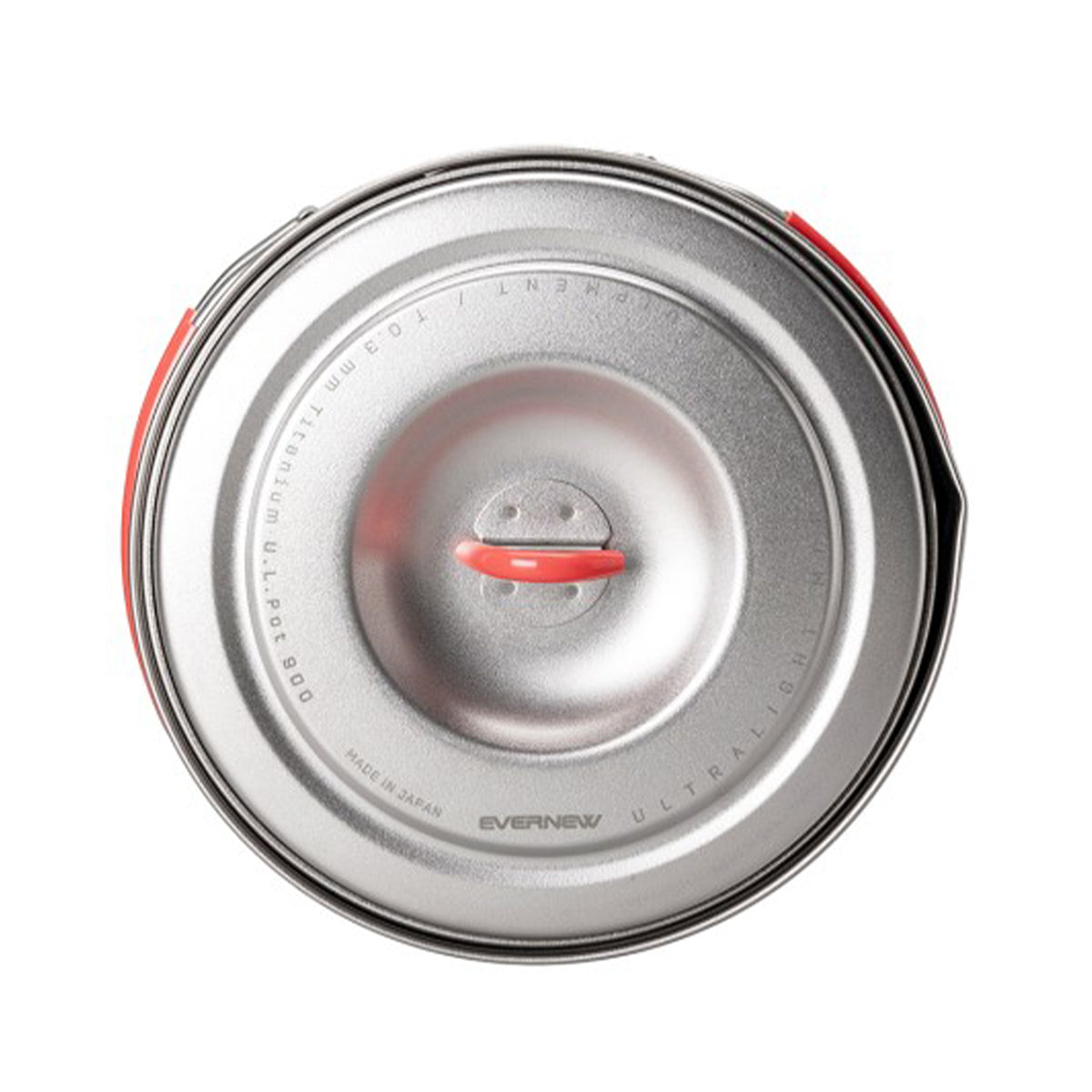 チタン製広面積の平型クッカー Ti U.L. Pot 900