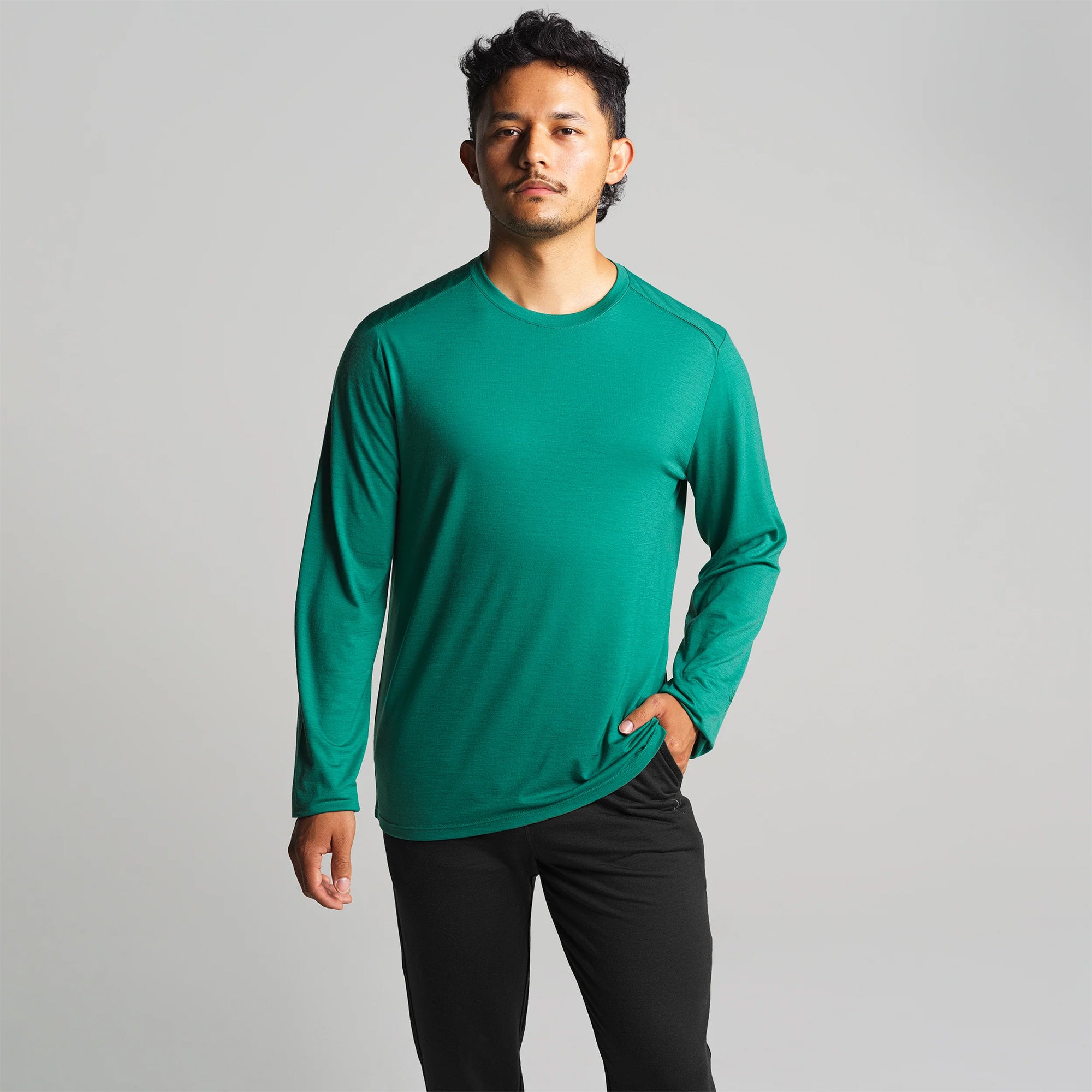 Goat Tee Long Sleeve Crew Men's