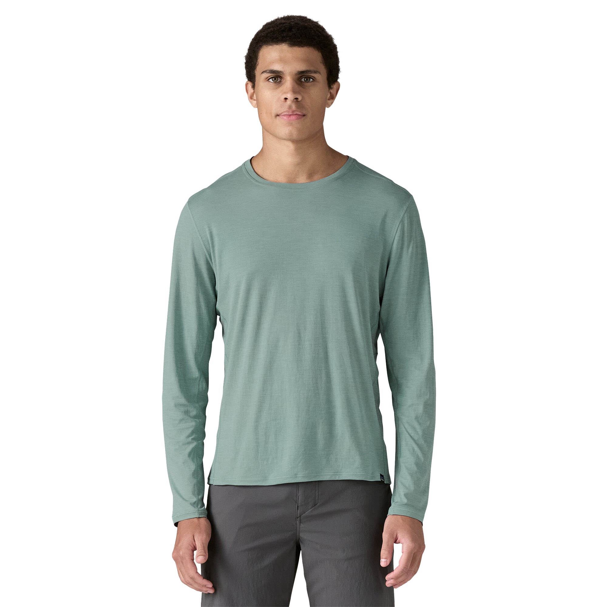 （Mサイズ）Long Sleeve Cap Cool Lightweight Shirt Men's ※返品交換不可商品