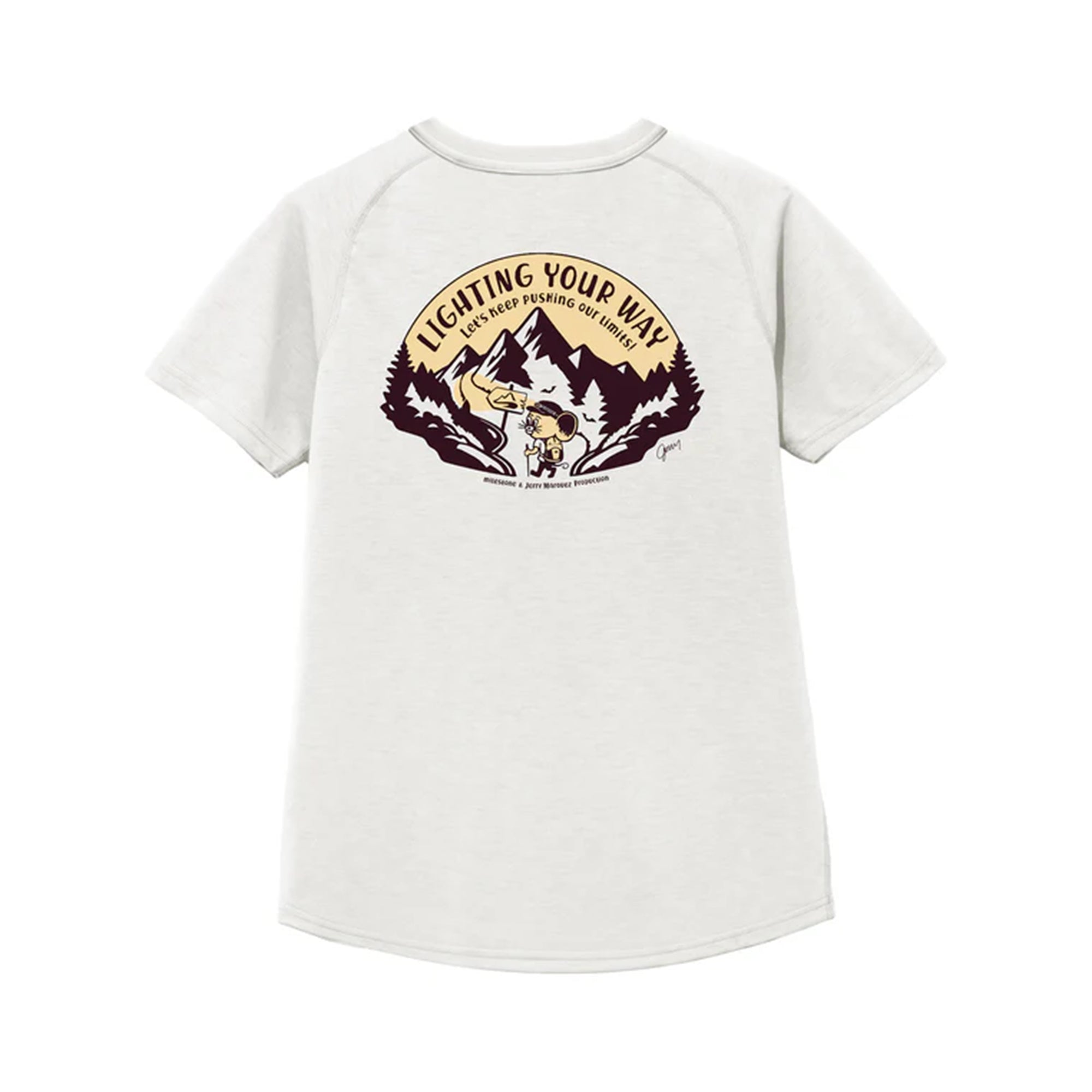 milestone Original T-Shirt Canvas "Let's Keep Pushing Our Limits!"
