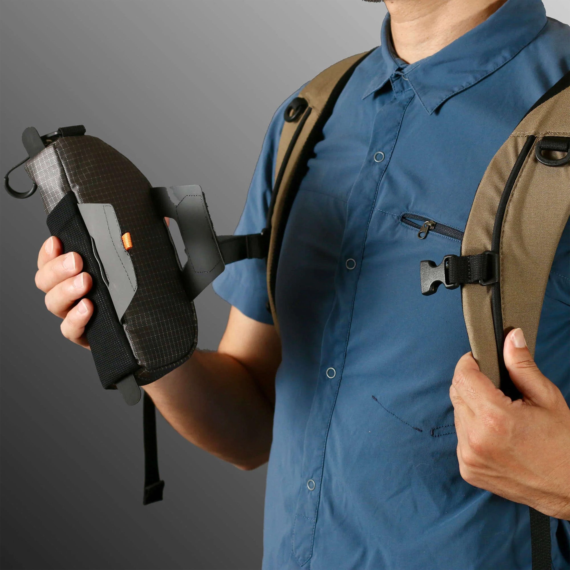 Shoulder harness pouch snaps [PAAGO WORKS Purgworks] HIKE Series