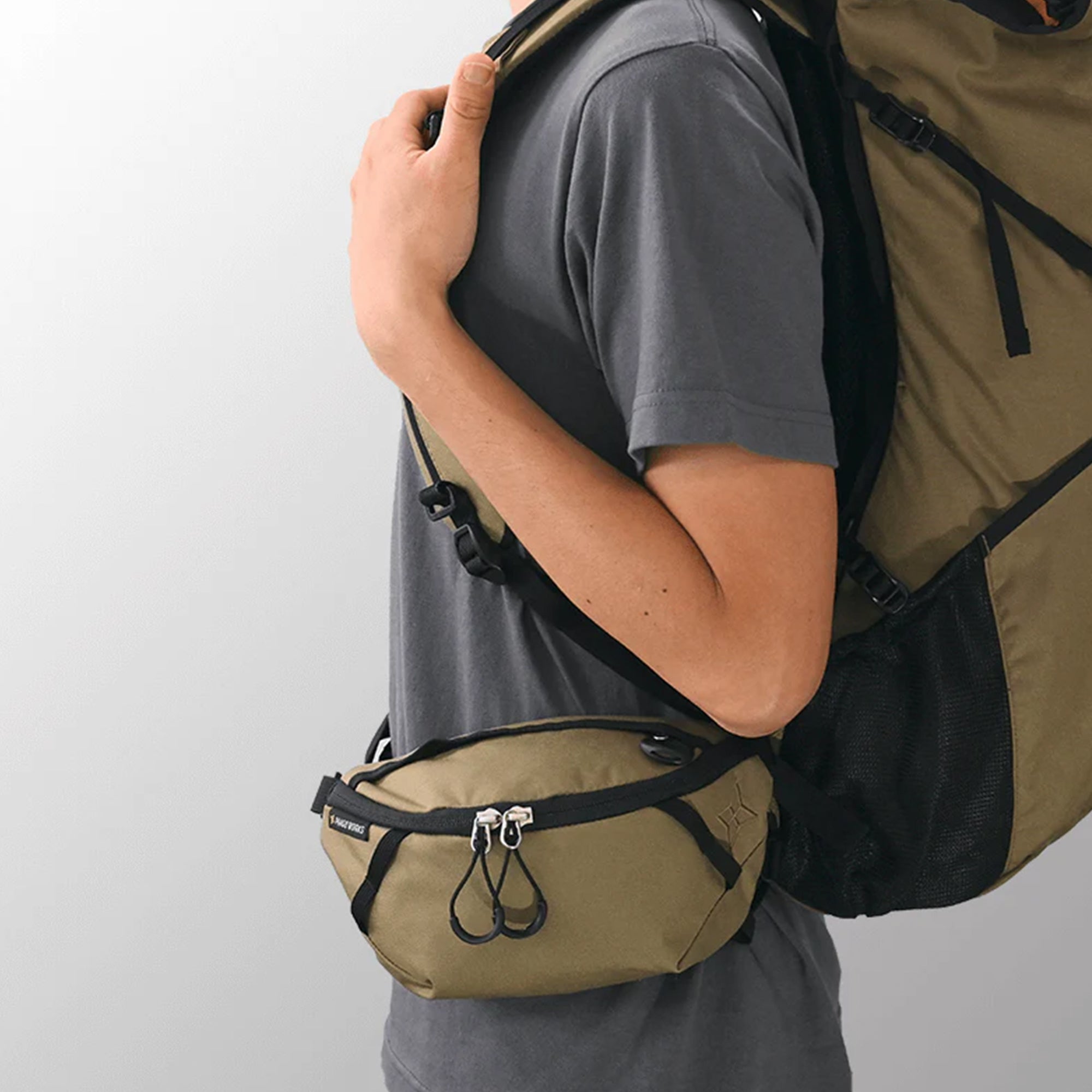 Switch M [PAAGO WORKS Purgo Works] Hiki Hiking Shoulder Bag Waist Bag Chest Bag