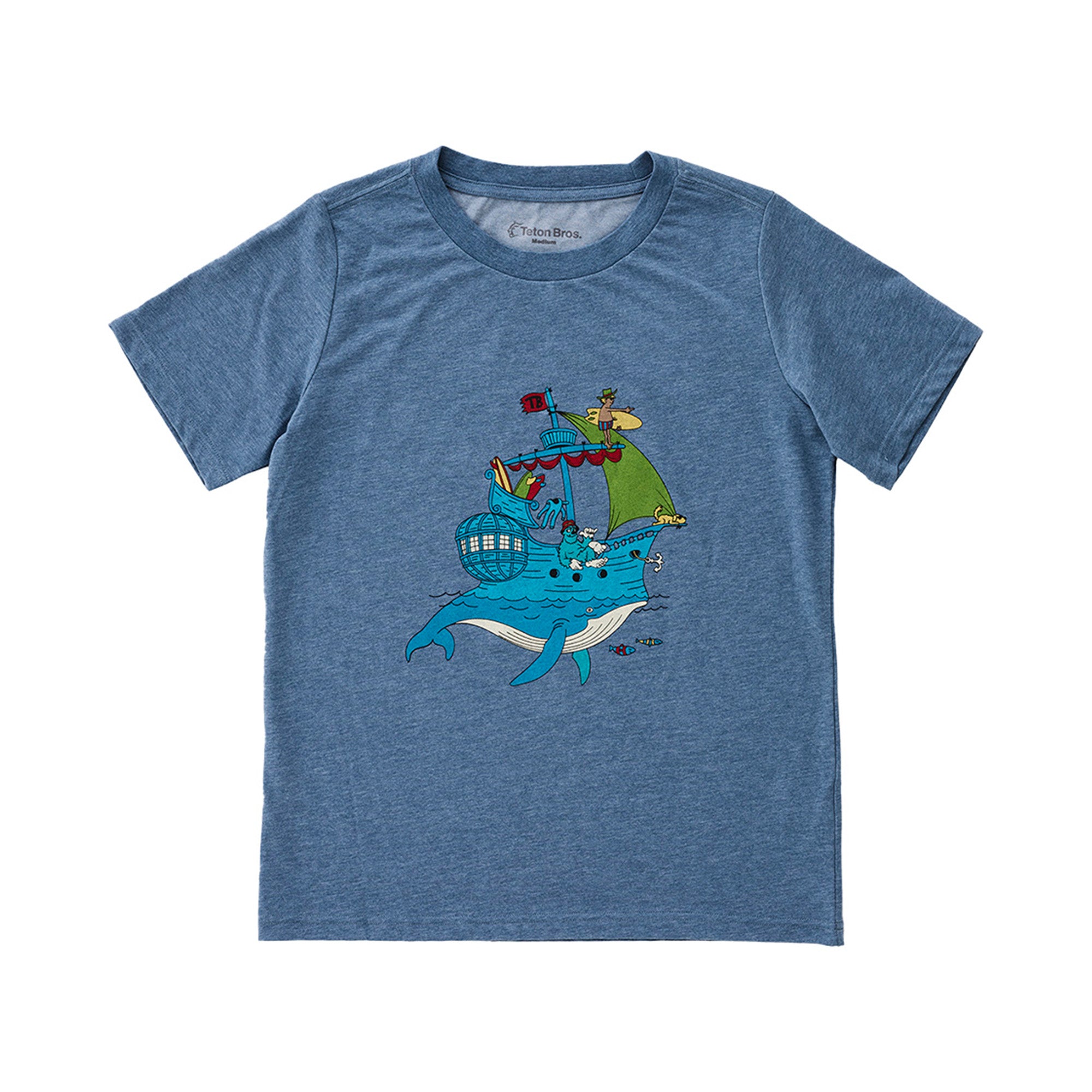 （L・XL・XXLサイズ）Whale Ship Tee Women's