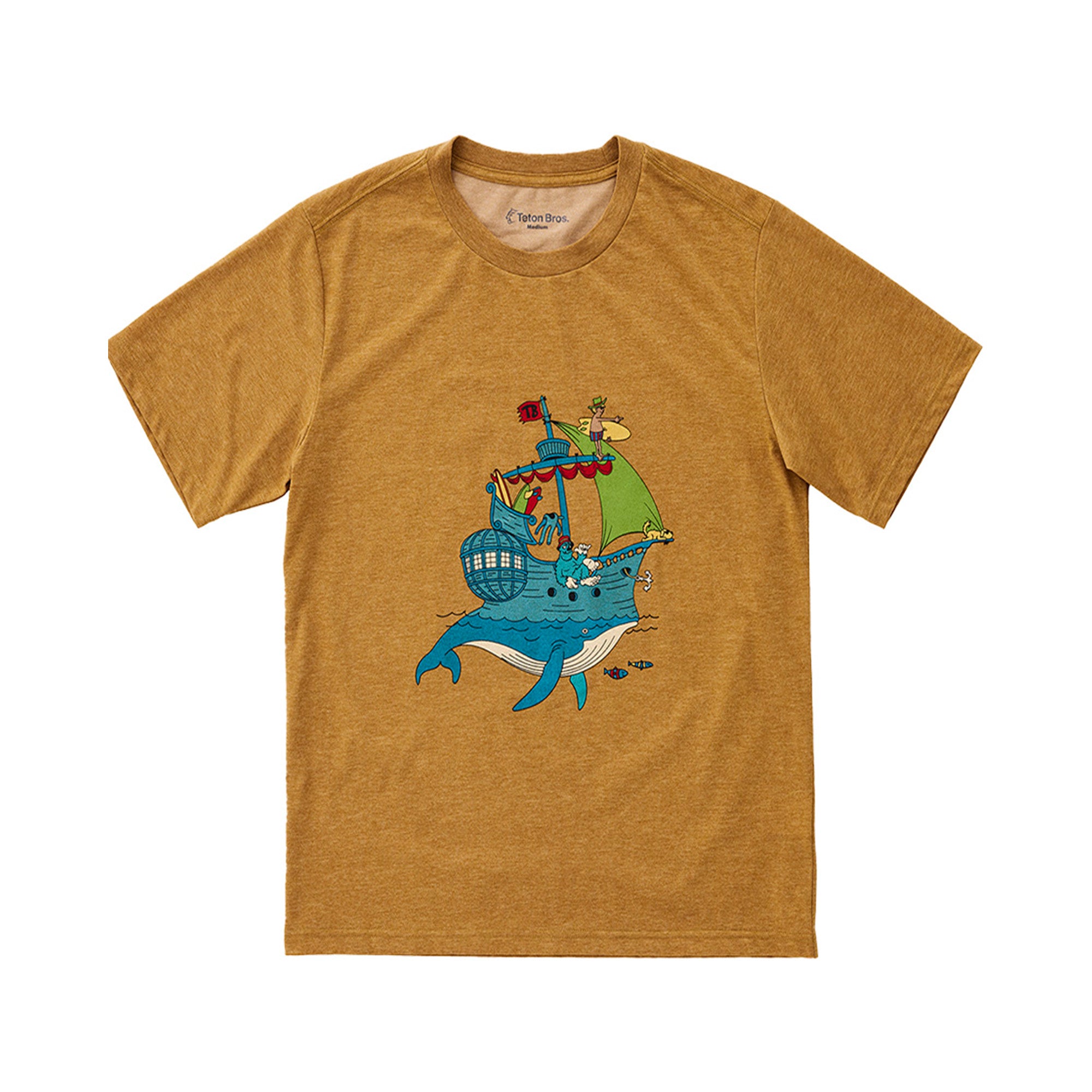 （L・XL・XXLサイズ）Whale Ship Tee Women's