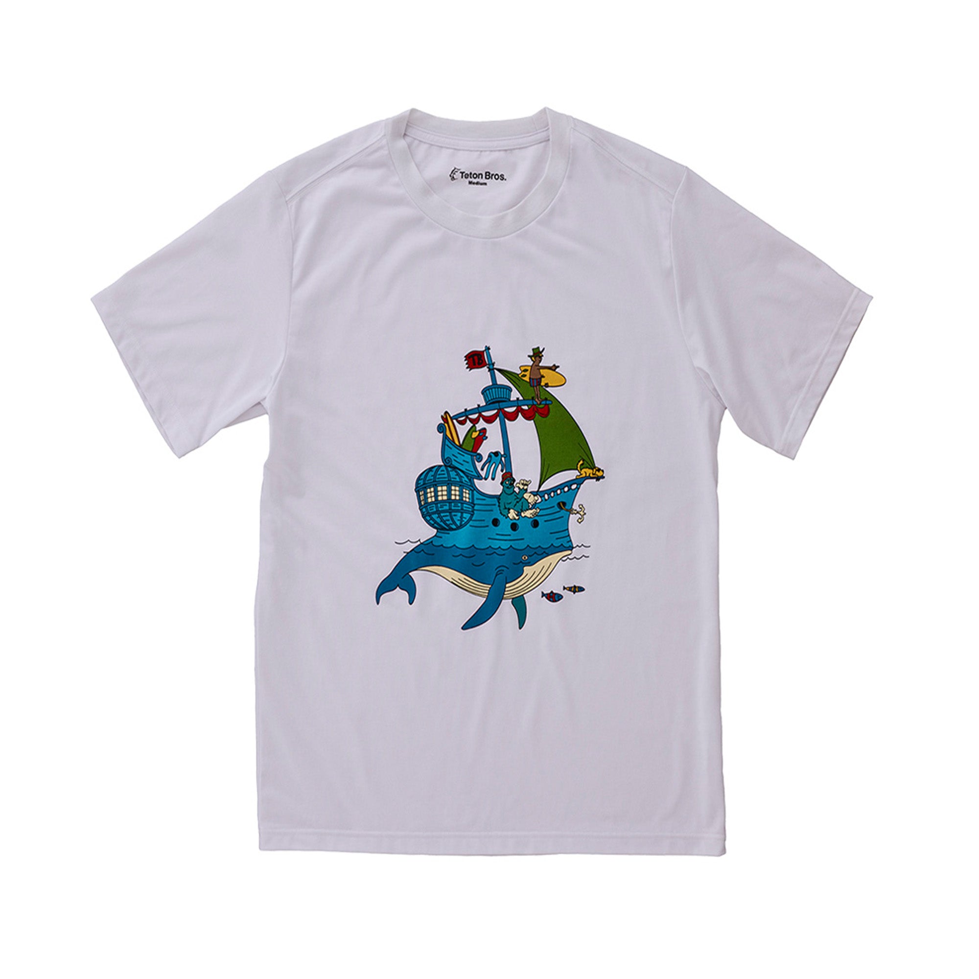 Whale Ship Tee Men's